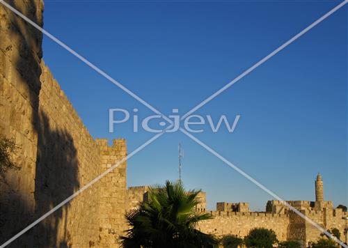 Wall of the Old City of Jerusalem