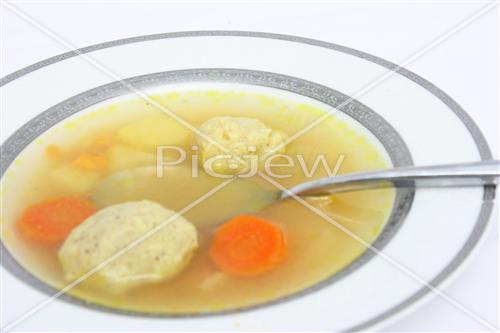 Matzo ball soup