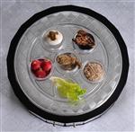the seder plate with simanim of the seder