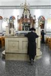 Jews pray in a synagogue in Jerusalem