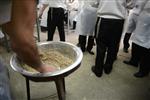 Unleavened bread are baked in a special oven to be kosher for Passover