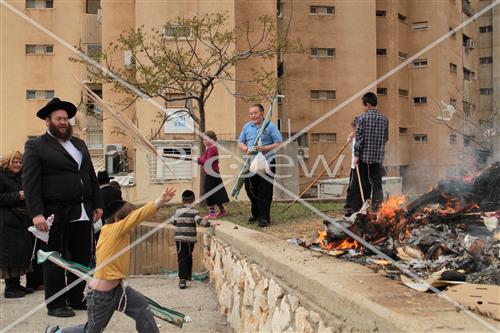 burning chametz