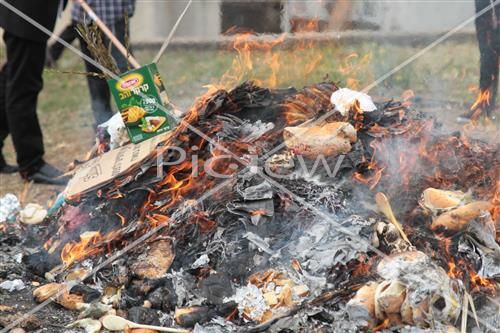 burning chametz