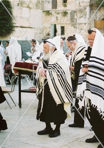 Prayer near the Kotel