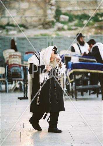 Prayer near the Kotel