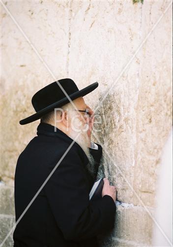 Prayer near the Kotel