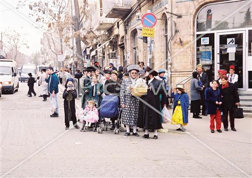 חג פורים בירושלים