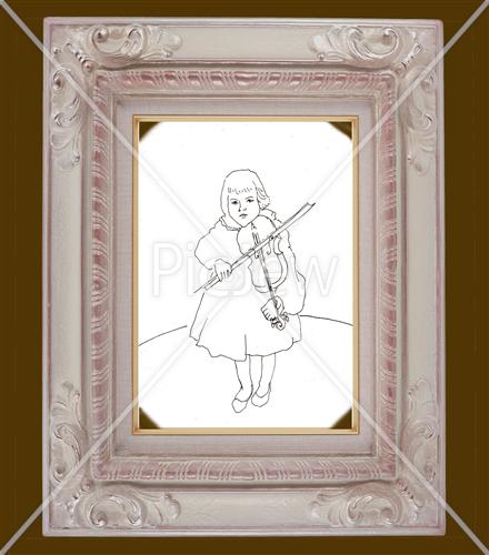 girl and violin
