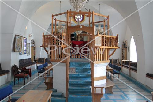 The ancient synagoge of the Arizal