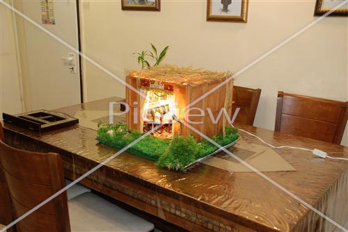 Miniature sukkah