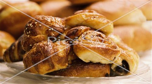 danishes on a plate