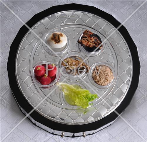 the seder plate - the Arizal's order