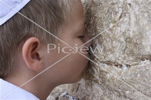 a boy in the wall