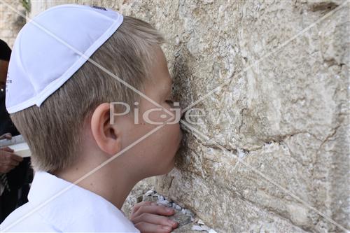 a boy in the wall