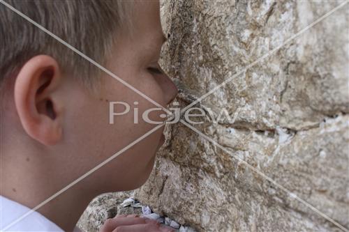 a boy in the wall