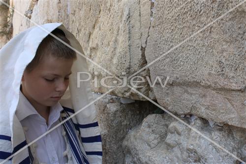 a boy in the wall