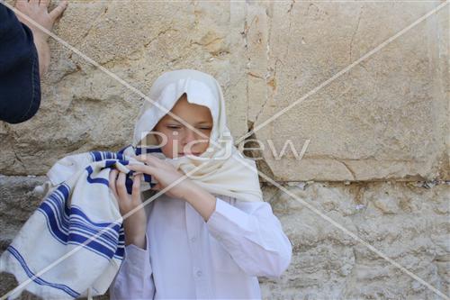 a boy in the wall