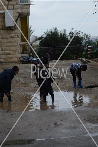 Jerusalem rainy