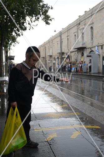 Jerusalem rainy