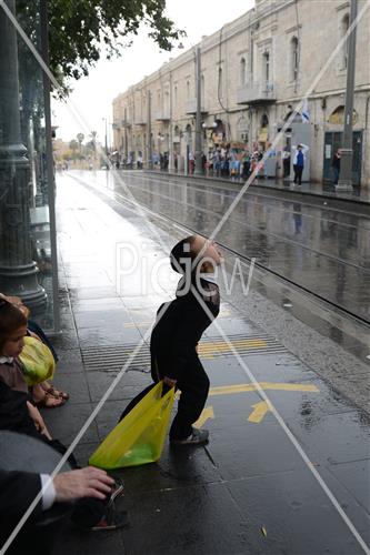 Jerusalem rainy