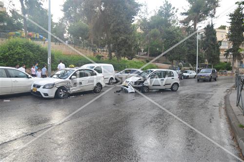 Jerusalem rainy