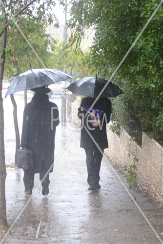 Jerusalem rainy