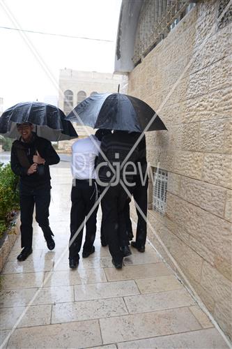 Jerusalem rainy