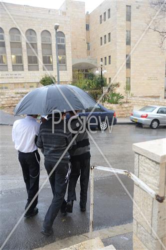 Jerusalem rainy