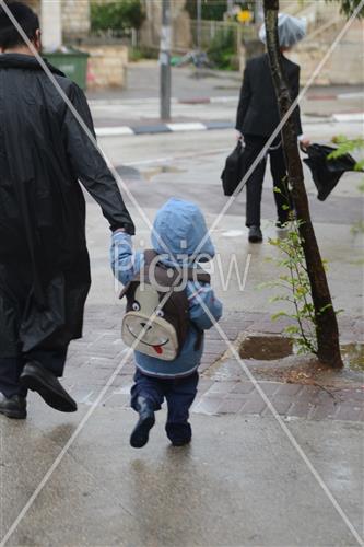 Jerusalem rainy