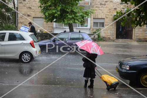 Jerusalem rainy