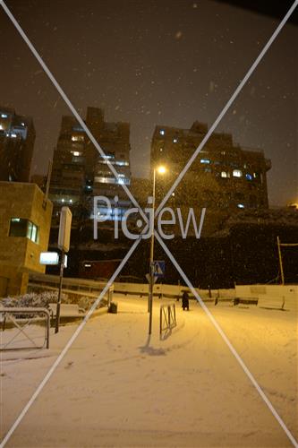 ירושלים מושלגת