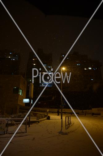 Jerusalem snowy
