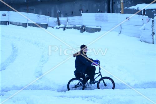 Jerusalem snowy