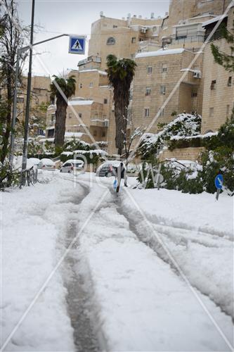 ירושלים מושלגת