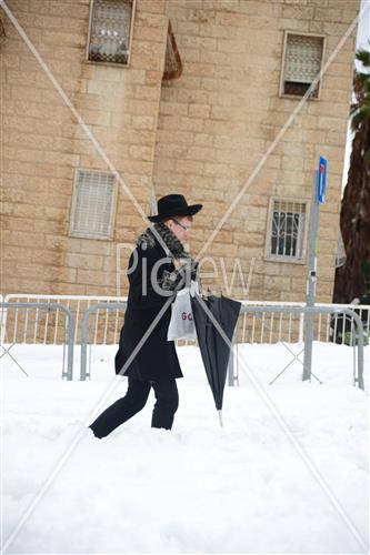 ירושלים מושלגת