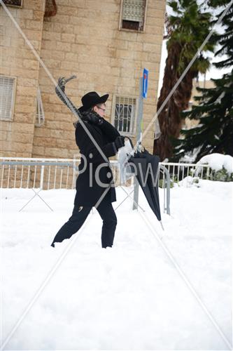 ירושלים מושלגת