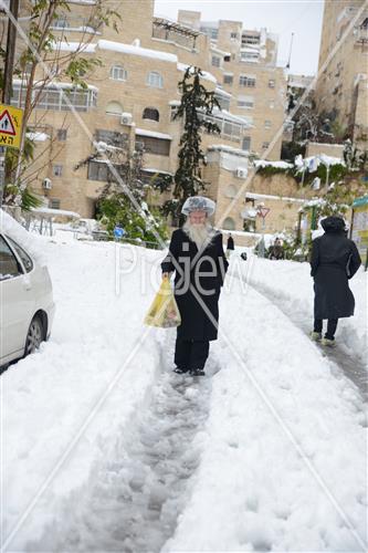 ירושלים מושלגת