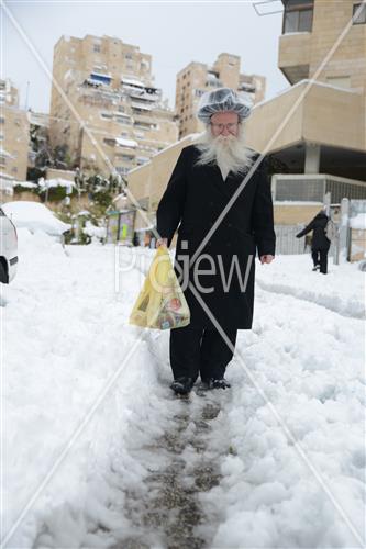 ירושלים מושלגת