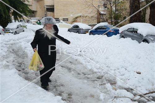 ירושלים מושלגת