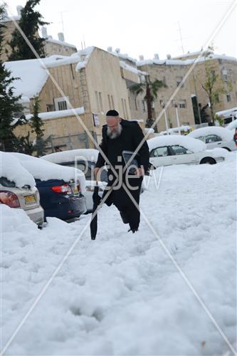 ירושלים מושלגת