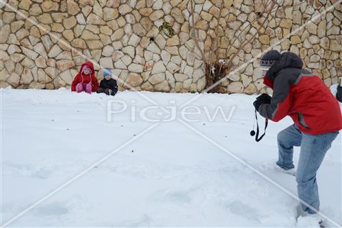 Jerusalem snowy