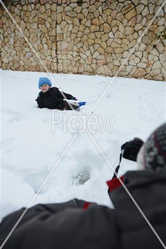 Jerusalem snowy