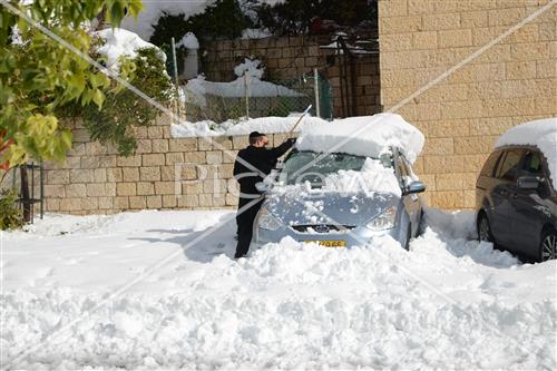 ירושלים מושלגת