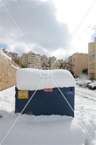 Jerusalem snowy