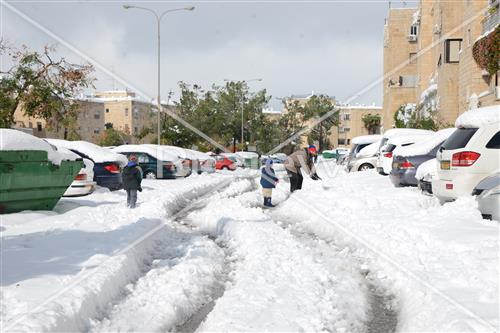 ירושלים מושלגת