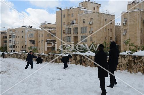 ירושלים מושלגת