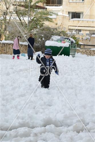 ירושלים מושלגת