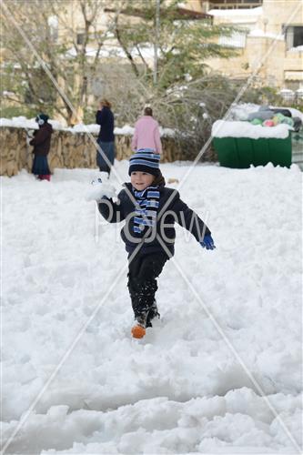 ירושלים מושלגת