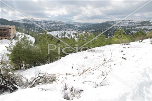 Jerusalem snowy