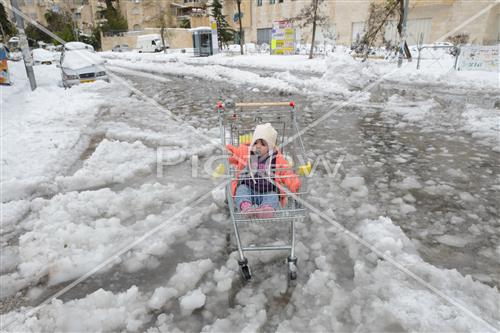 Jerusalem snowy